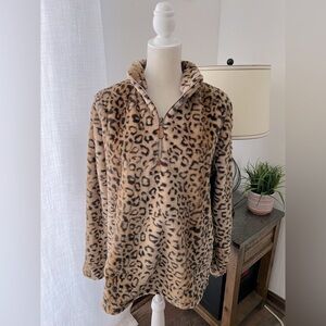 NWOT Pink Lily half zip fleece